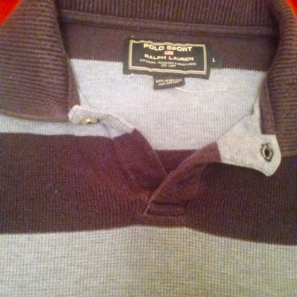 Polo  Ralph Lauren sport  rugby  90s